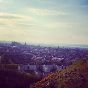 Edinburgh Castle from Arthur's Seat