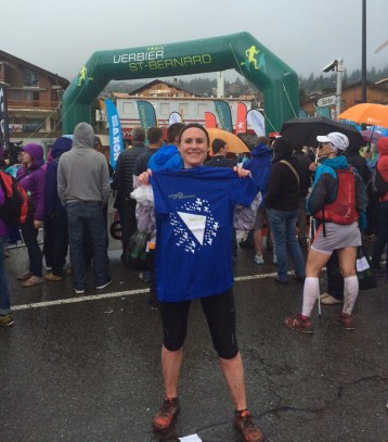 Sarah Mayo in Verbier