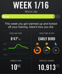 Week 1 of 16 Summary