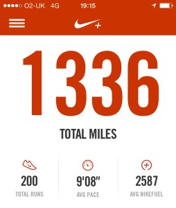 My 200th run completed