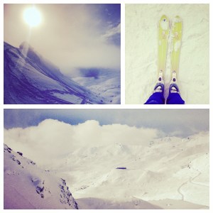Swapping the running shoes for skis