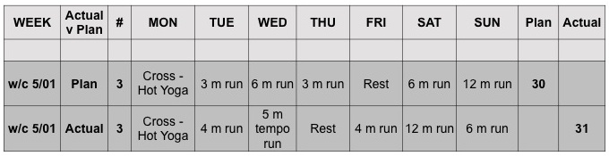 Paris Marathon Training Week 3