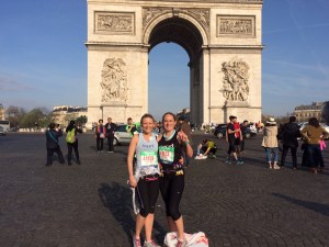 Paris Marathon Arc de Triomphe